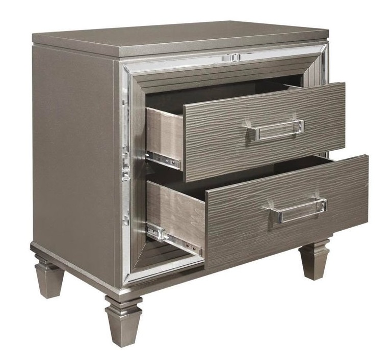 Tamsin 5pc Bedroom Collection-Silver-Gray - Image 11