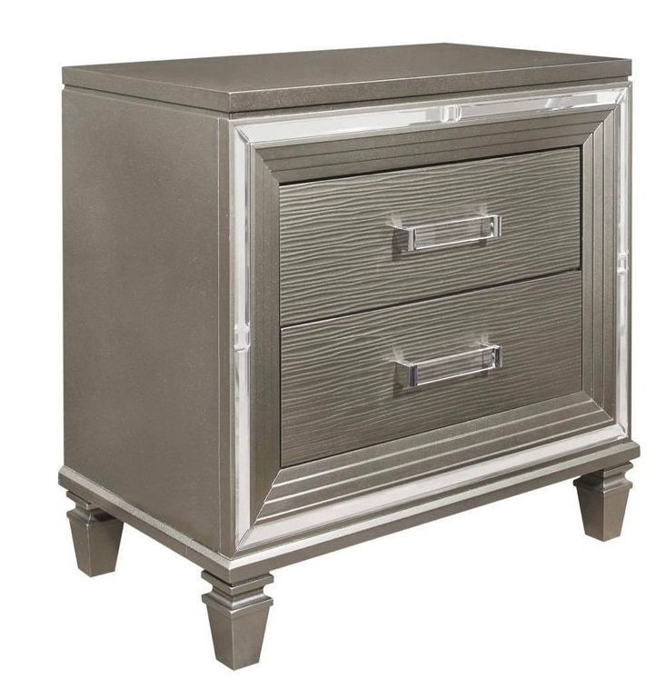 Tamsin 5pc Bedroom Collection-Silver-Gray - Image 12