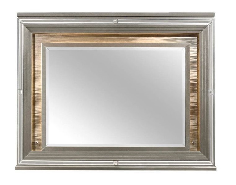 Tamsin 5pc Bedroom Collection-Silver-Gray - Image 8