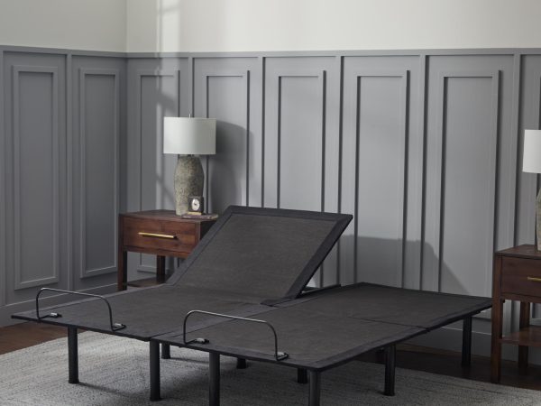 Malouf E255 Upholstered Twin XL Adjustable Bed Base