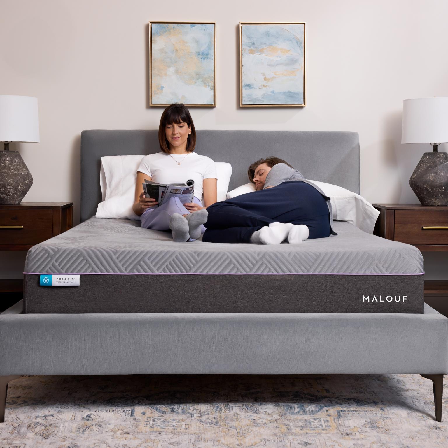 King Polaris 12" Hybrid Mattress with cooling cover FREE SHIPPING NATIONWIDE - Image 3