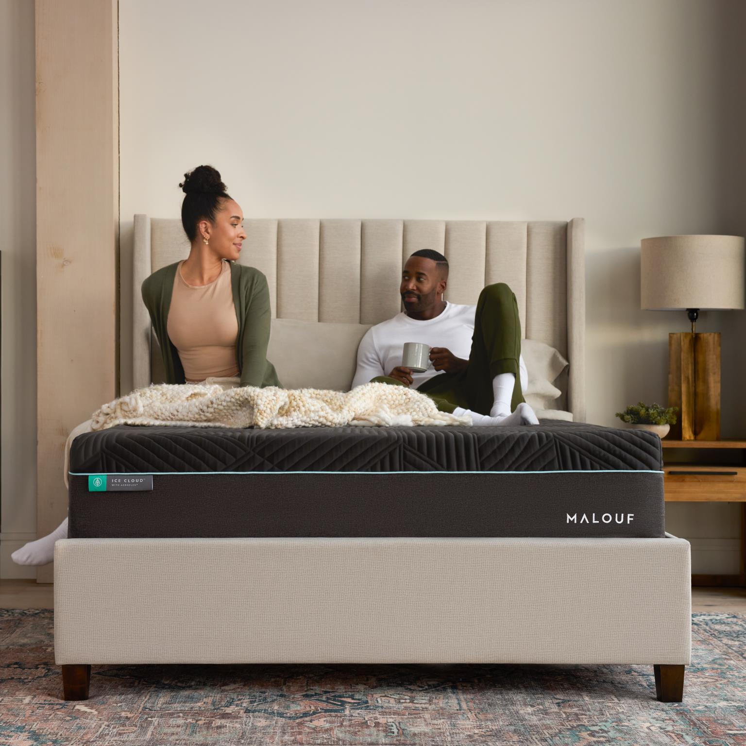 King Ice Cloud Aeroflex 14" Hybrid Mattress with cooling cover + PCM FREE SHIPPING NATIONWIDE - Image 4
