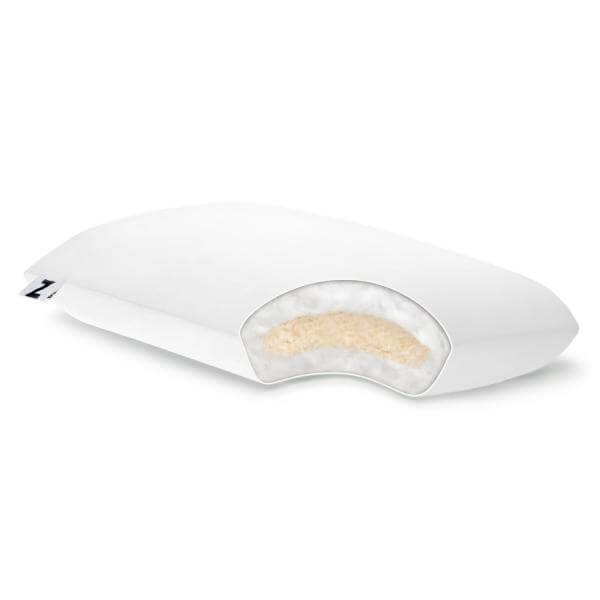 Z Shredded Latex + Gelled Microfiber Pillow by Malouf Fine Linens Tampa Bay Mattresses