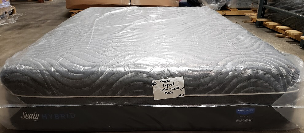 king size sealy silver chill plush hybrid mattress