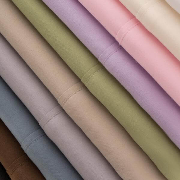 Malouf Fine Linens Brushed Microfiber Split King Sheet Set