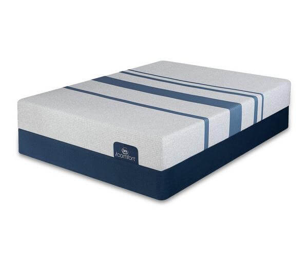 Serta Blue 100 9.75" Firm Memory Foam MattressSplit King